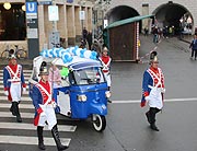 Ankunft des neuen Prinzenpaar der Würmesia Julian und Romy (©Foto: Martin Schmitz)